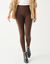 Legging taille haute, ventre plat (chocolat)