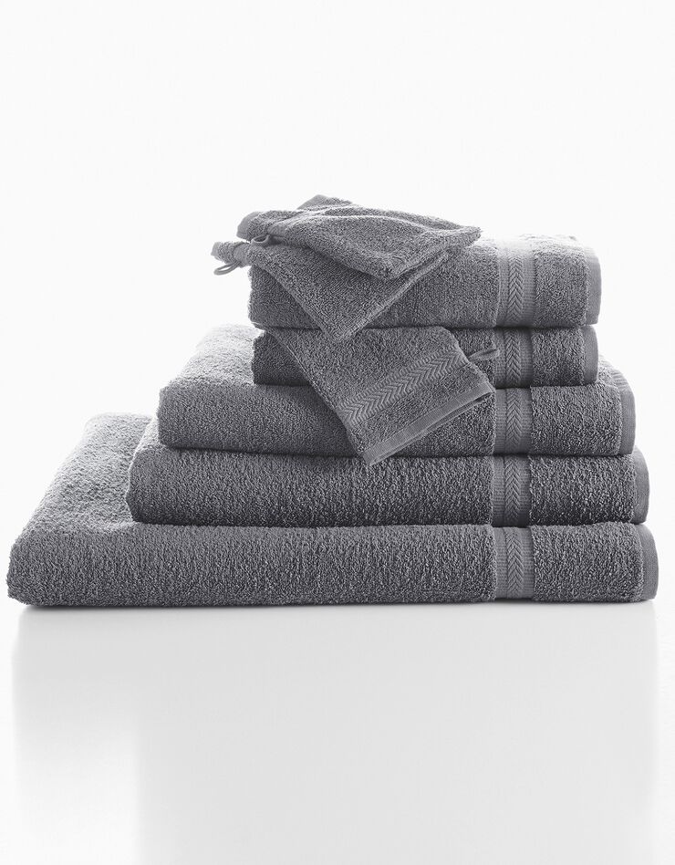 Eponge unie 420 g/m2 confort moelleux (anthracite)