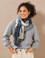 Gilet moelleux en maille anglaise  (gris chiné)