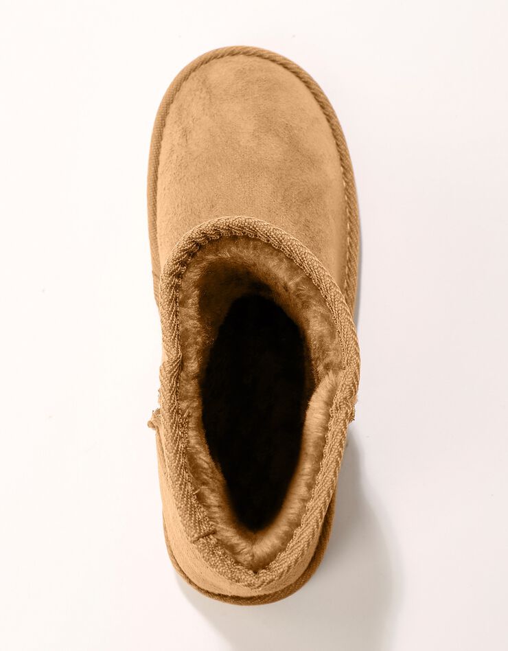 Bottes fourrées plates - marron (marron)