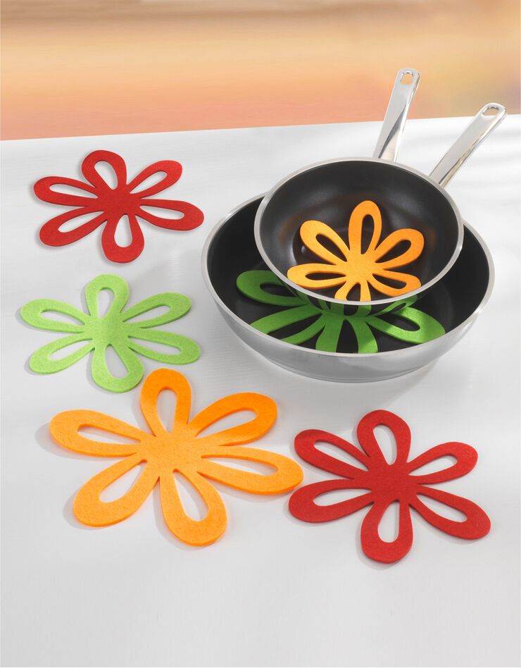 Feutrines de protection pour poêle - lot de 6 (assortis)