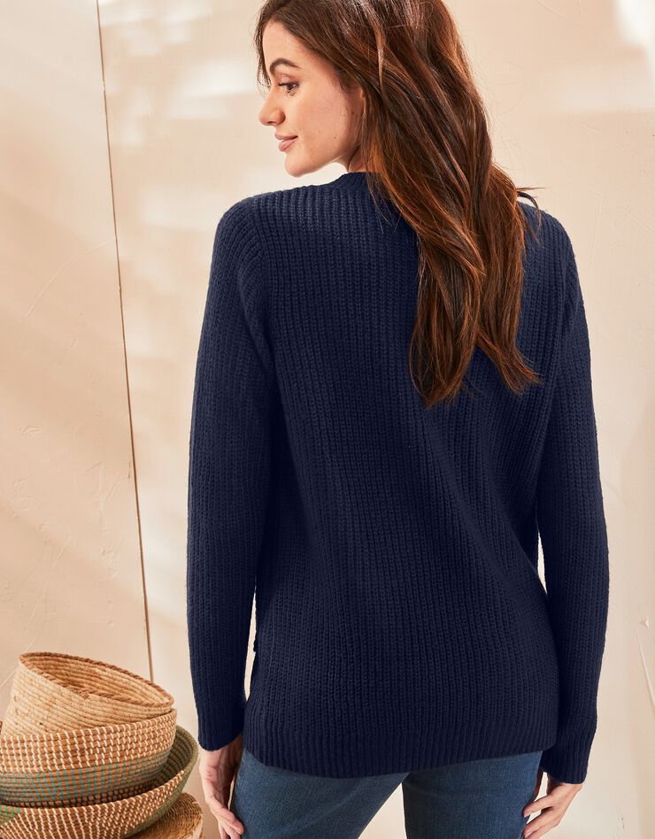 Gilet maille anglaise (marine) Gilet maille anglaise (marine)