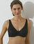Soutien-gorge forme minimiseur en maille effet tatoo - avec armatures (noir)