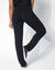 Pantalon maille fluide uni (noir)