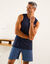 Short pyjama coton carreaux (bleu / marine)