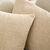 Housse de coussin tissage chenille - lot de 2 (naturel)