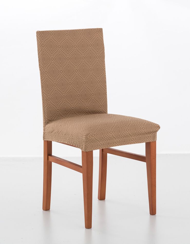 Housse chaise extensible Gemma (beige)