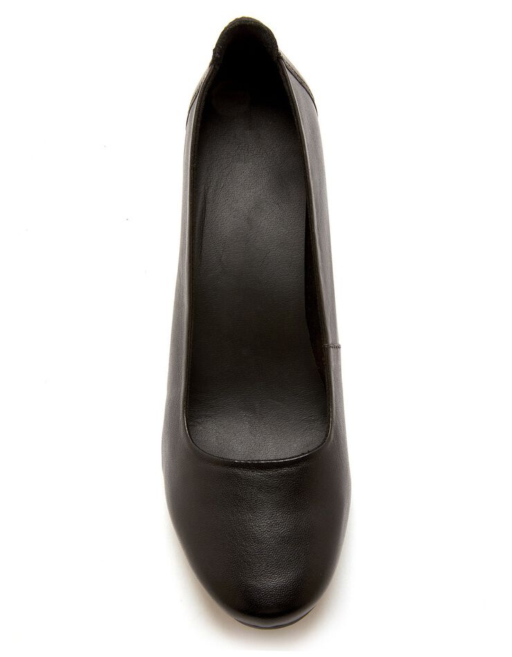 Escarpins largeur confort en cuir - noir (noir) Escarpins largeur confort en cuir - noir (noir)