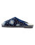 Chaussons mules flocon - fourrés laine (marine)
