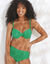 Culotte taille haute drapée unie, Solaro (vert)