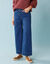 Jean taille haute Sp&eacute;cial Petites entrej. 65 cm, coupe large 7/8&egrave;me (stone)