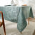 Nappe damassée feuillages Colombine® (eucalyptus)