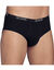 Slip ferm&eacute; forme midi (noir)