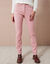 Pantalon droit stretch uni (rose blush)