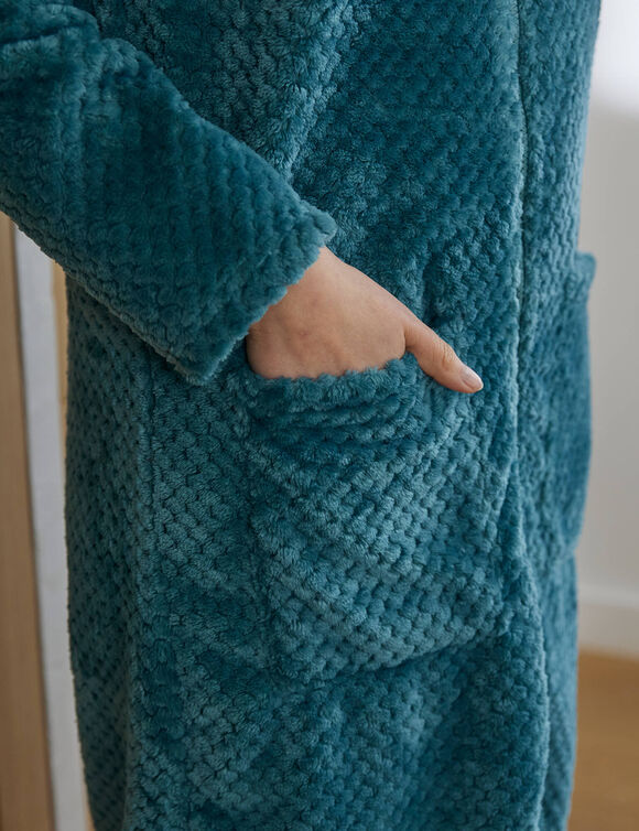 Robe De Chambre Jersey Etam – Taille 38 – Gris – Occasion Très Bon état