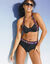 Culotte de bain Olmetto maxi - effet ventre plat (noir)