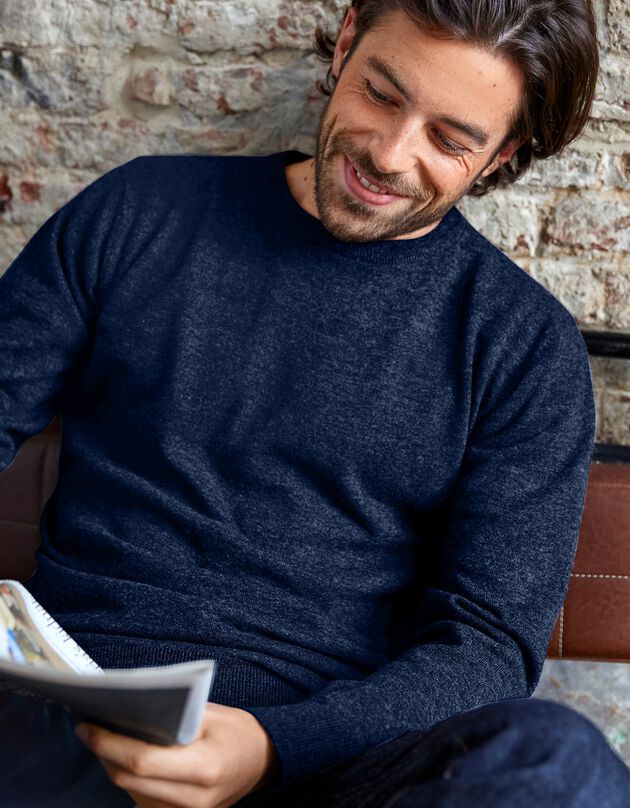 Pull uni col rond (marine)