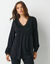 Tunique détails macramé (noir)