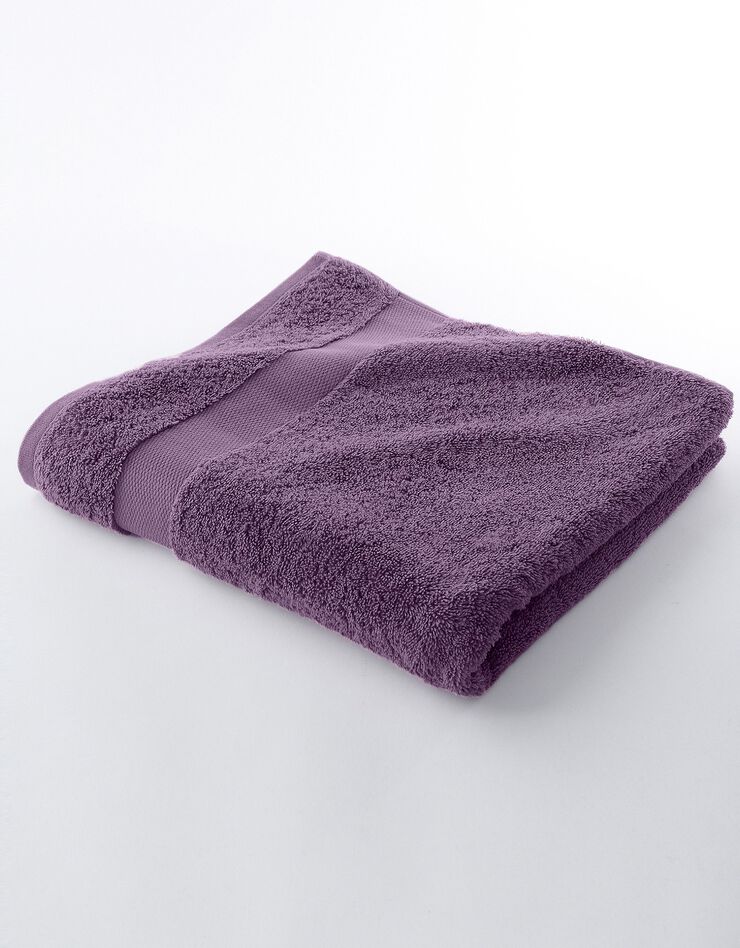 Éponge unie coton modal 500 g/m² (aubergine) Éponge unie coton modal 500 g/m² (aubergine)