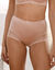 Gainette maille satinée et dentelle Avila - lot de 2 (pourpre + cuivre)