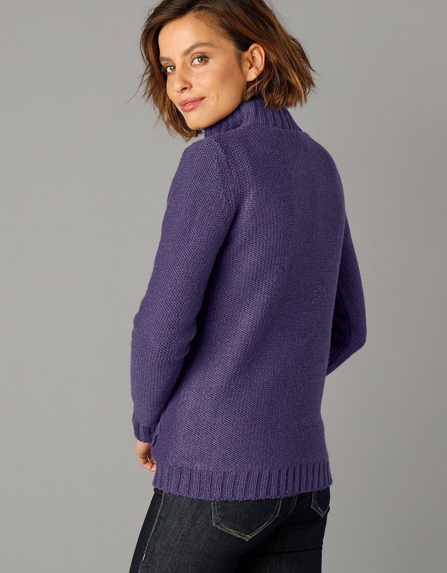 Gilet zippé col montant LUMORAY - Gris - - 33.74