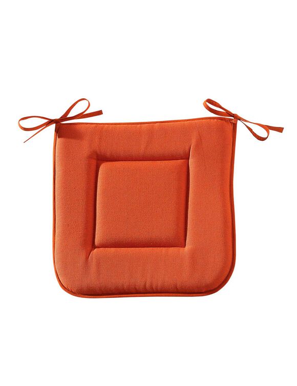 Galette de chaise carr&eacute;e (terracotta)