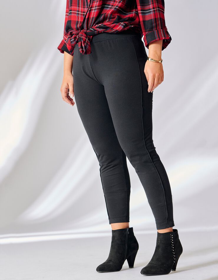 Legging à bande sur côté (noir) Legging à bande sur côté (noir)