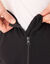 Pantalon de jogging facile à enfiler zippé côtés (noir)
