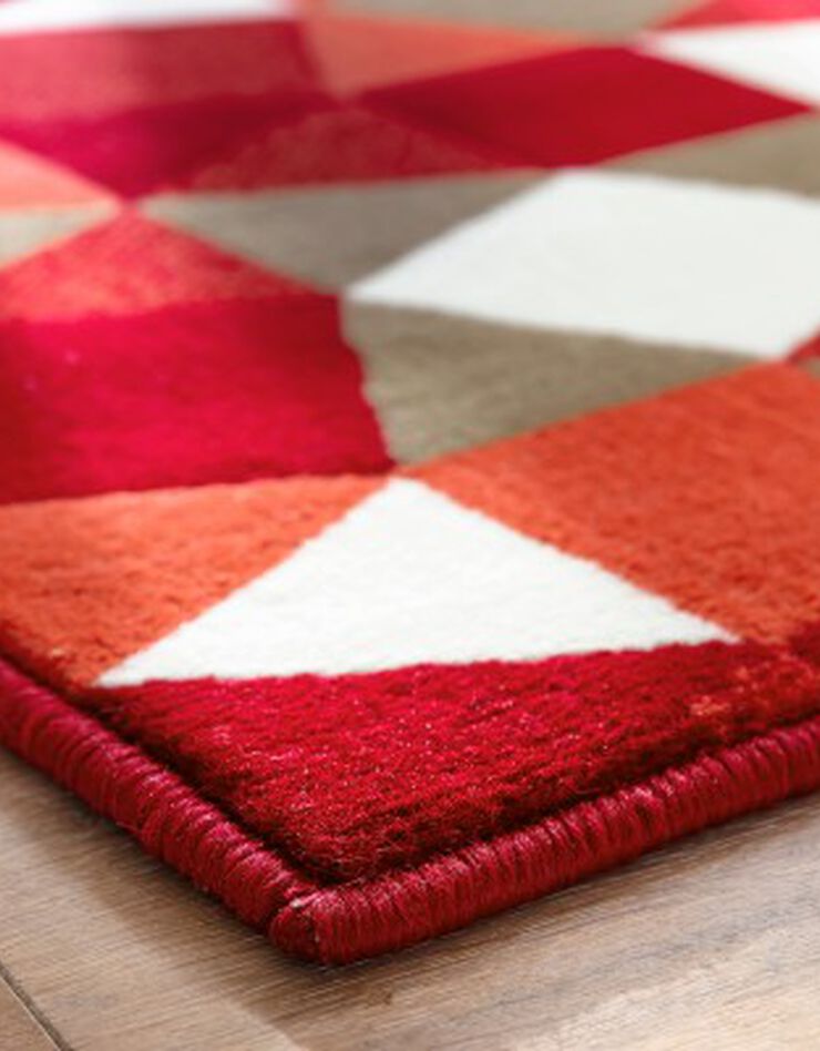 Tapis motif damiers (rouge) Tapis motif damiers (rouge)