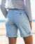 Bermuda uni longueur ajustable (bleu grisé)