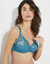 Soutien-gorge brodé microfibre avec armatures Sienne - lot de 2 (émeraude + blanc)