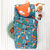 Linge de lit enfant imprimé Champy en coton biologique(**) (bleu)