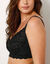 Soutien-gorge dentelle avec armatures - minimiseur (noir)