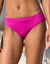 Culotte de bain forme midi maille gaufrée Ampoza (violine)