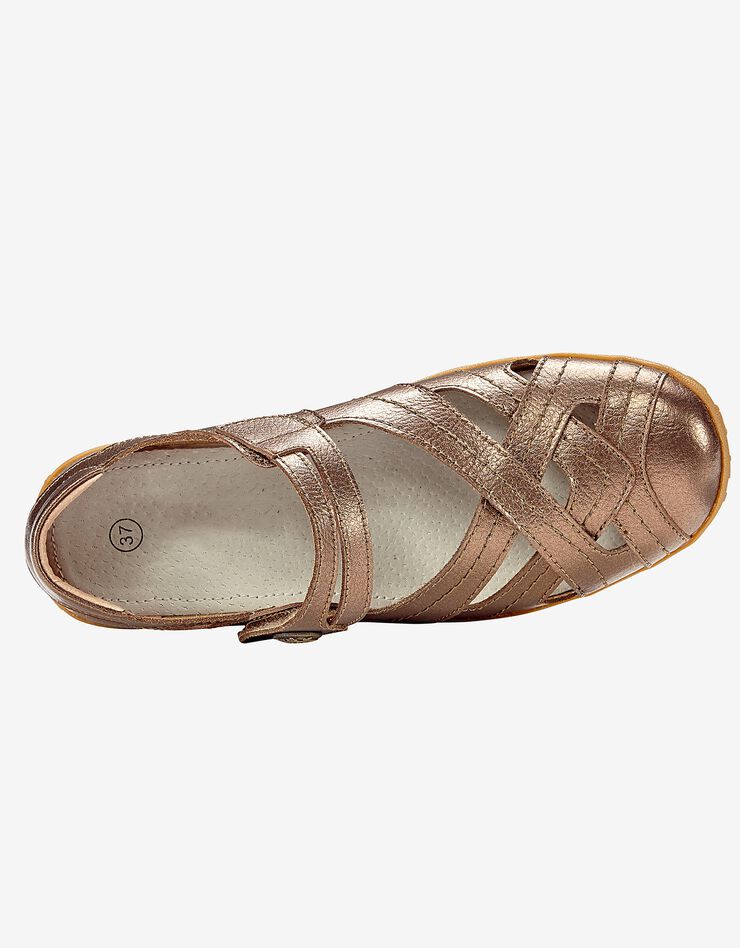 Babies confort en cuir ultra-souple - bronze (bronze) Babies confort en cuir ultra-souple - bronze (bronze)