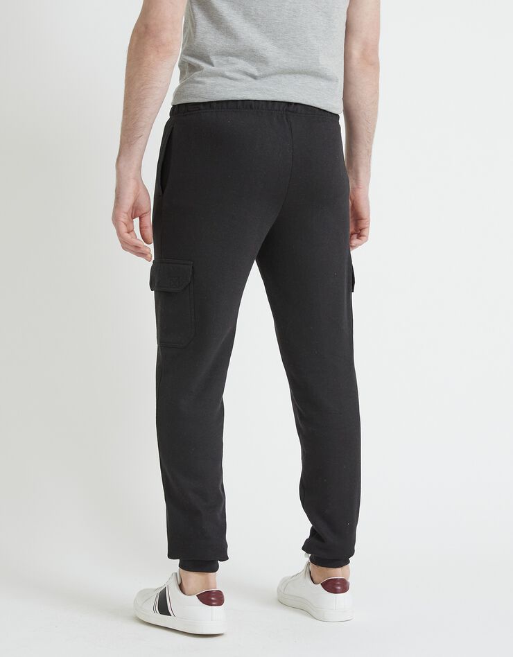 Pantalon molleton cargo (noir) Pantalon molleton cargo (noir)