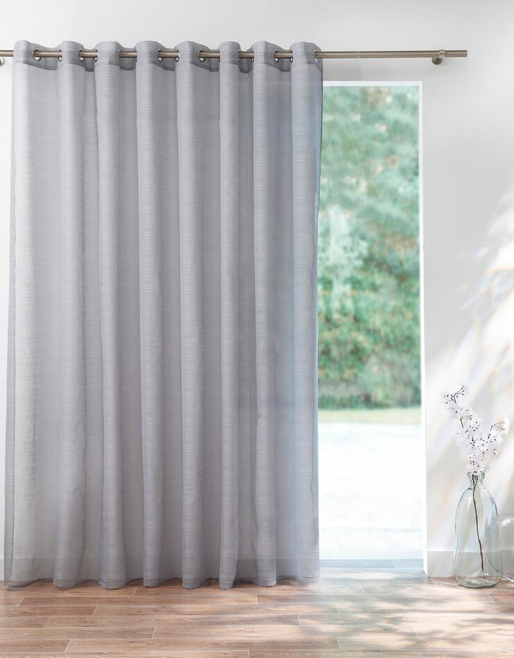 Panneau voile fines rayures (gris)