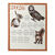 Torchon calendrier chiens chats animaux montagne - lot de 3 (bleu + orange + terracotta)