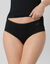 Slip forme midi "GO"  coton issu de l'agriculture biologique  - Lot de 2 (noir)