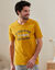 Pyjama short message (miel / gris)
