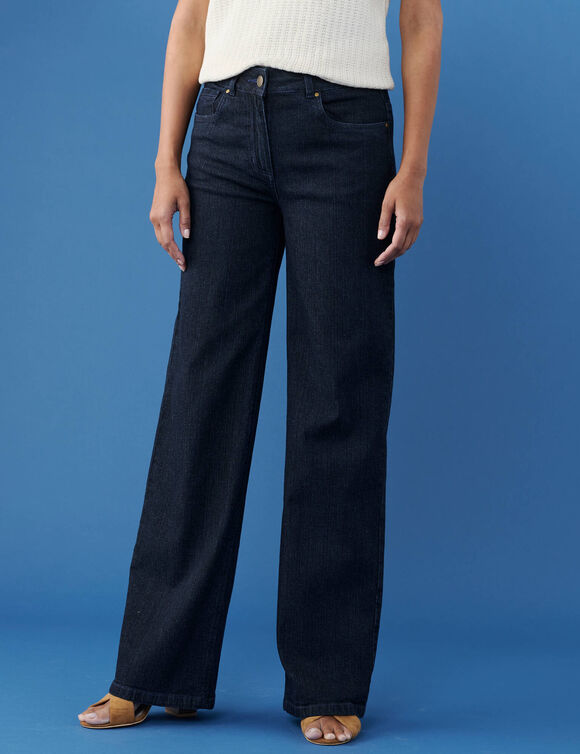 Jean coupe large stretch, grande stature (brut)