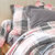 Linge de lit Scott flanelle tissé teint (rose)