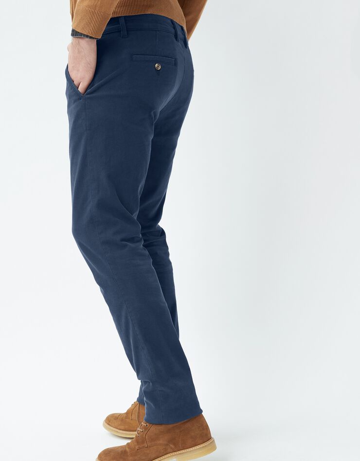 Pantalon chino toile gabardine (marine) Pantalon chino toile gabardine (marine)