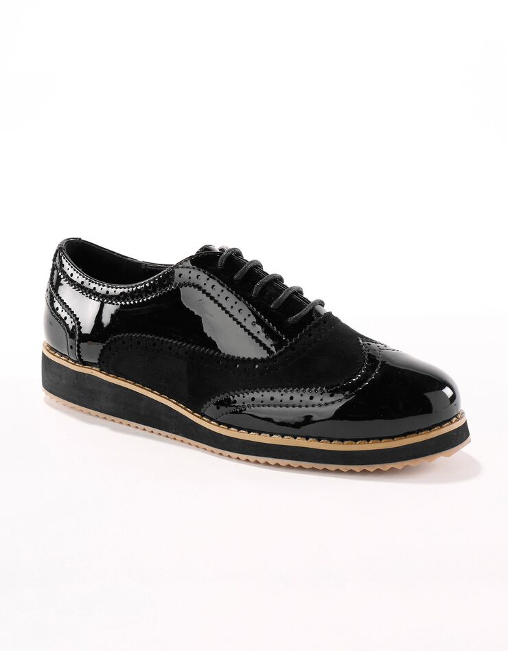 Derbies compensés vernis - noir (noir) Derbies compensés vernis - noir (noir)