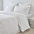 Linge de lit blanc brodé Colombine® (blanc)