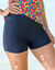 Short de bain uni Solaro (marine)