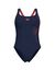 Maillot de bain 1 pièce Scratch (marine / corail)