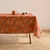 Nappe antitache imprim&eacute; v&eacute;g&eacute;tal (terracotta)