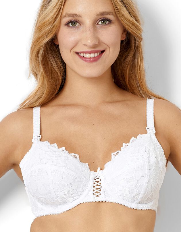 Soutien-gorge d'allaitement Arum - avec armatures (blanc) Soutien-gorge d'allaitement Arum - avec armatures (blanc)