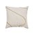 Coussin lignes reliéfées jute et corde (naturel)